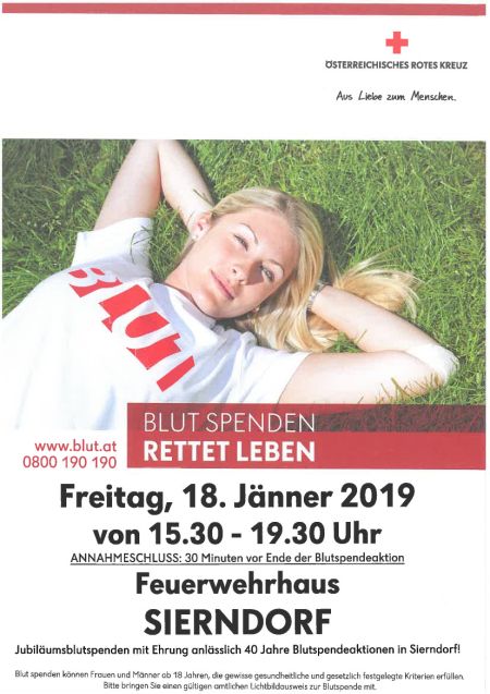 Blutspendeaktion 2019